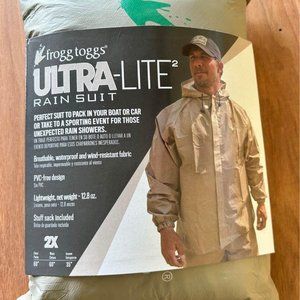 NEW Frog Toggs Rainsuit (2 pc), size 2XL